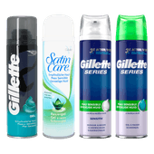 Gillette scheerschuim of -gel